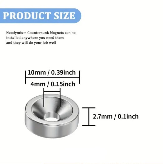 Imanes Neodimio 10x4x3mm Iman Super Fuerte Por Pack