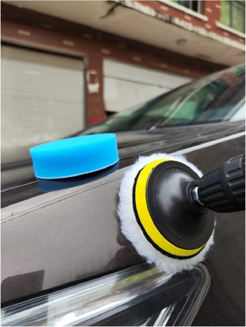 Kit Para Pulir Carros Faros Motos Con Taladro Mopas Repuesto