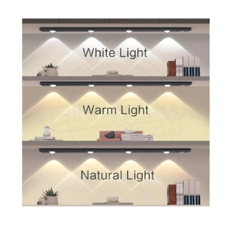 Lampara Led 40cm Iman Con Sensor, Recargable Closet Gabinete