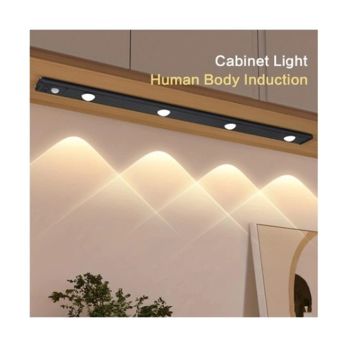 Lampara Led 40cm Iman Con Sensor, Recargable Closet Gabinete